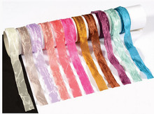 Crepe Ribbon Soft Colors - 11 One-Yard Pieces