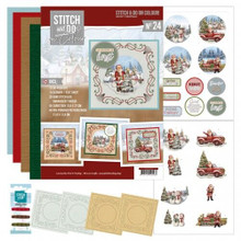 Stitch and Do on Colour 24 - Amy Designs- Snowy Christmas Card Making Kit
