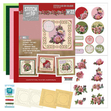 Stitch and Do on Colour 22 - Amy Designs- Roses are Red Card Making Kit