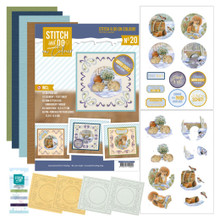 Stitch and Do on Colour 20 - Jeanine's Art - Winter Garden Card Making Kit