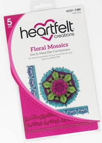Heartfelt Creations Cut Emboss Dies- Floral Mosaics