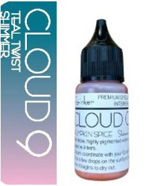 Lisa Horton Crafts- Cloud 9 Interference Dye/Pigment Ink- Re-inker (18mL)- Teal Twist Shimmer