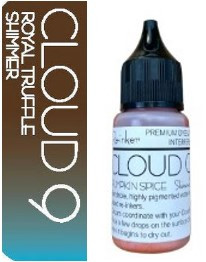 Lisa Horton Crafts- Cloud 9 Interference Dye/Pigment Ink- Re-inker (18mL)- Royal Truffle Shimmer