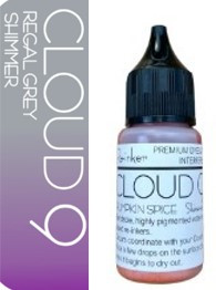 Lisa Horton Crafts- Cloud 9 Interference Dye/Pigment Ink- Re-inker (18mL)- Regal Grey Shimmer