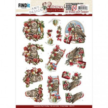 Find it Trading- Amy Design- Snowy Christmas- Snowy Owl SB10774