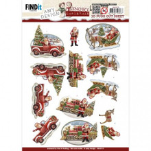 Find it Trading- Amy Design- Snowy Christmas- Snowy Train SB10771