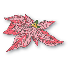Memory Box 100% Steel Poinsettia Watercolor Floral Cutting Die- 94676
