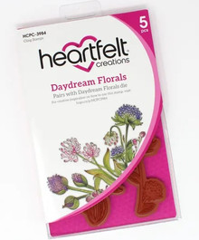 Heartfelt Creations Cling Rubber Stamp Set - Daydream Florals