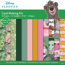 Disney Classics 8x8 Card Making Kit- The Jungle Book