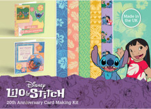 Disney 20th Anniversary 8x8 Card Making Kit- Lilo and Stitch