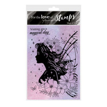 Hunkydory Crafts-For The Love of Stamps - Moonlight Faries - Magical Fairy - A6 Stamp
