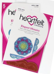 Bundle- Heartfelt Creations Elegant Mosaics Stamp & Die Set