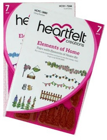 Bundle- Heartfelt Creations Elements of Home Stamp & Die Set