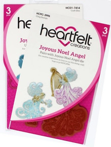 Bundle- Heartfelt Creations Joyous Noel Angel Stamp & Die Set