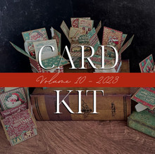 Graphic 45 Card Kit 23V10 Letters to Santa- Dimensional Pop-Up Box Card Set