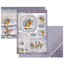 Hunkydory Crafts Winter Wishes Luxury Topper Set- A Snowy Perch SNOWY23-902