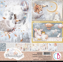 Ciao Bella 8"x 8" Paper Pad- 12 Double-sided papers- Dreamland