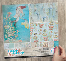 Ciao Bella 12"x 12" Patterns Paper- 8 Double-sided papers- Underwater Love