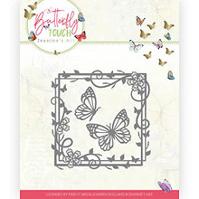 Find It Trading Jeanine's Art- Butterfly Touch- Butterfly Square Cutting Die JAD10122