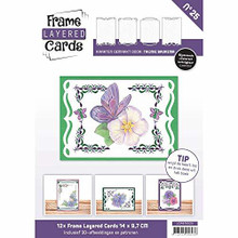 Find It Trading Frame Layered Cards No25 with Embroidery Patterns & 3D Sheet