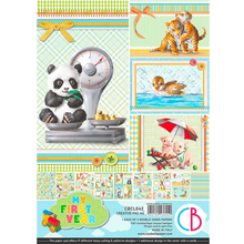 Ciao Bella A4 Creative Pad- 9 Double-sided papers- My First Year