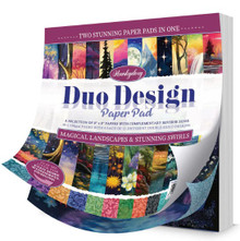 Hunkydory Crafts Duo Design Paper Pack- Magical Landscapes & Stunning Swirls