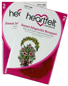 Bundle- Heartfelt Creations Sweet Magnolia Bouquet Stamp & Die Set