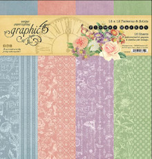 Graphic 45 Flower Market 12x12 Patterns & Solids