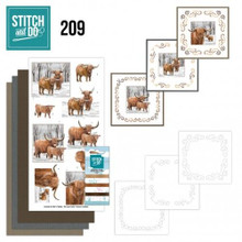 Find It Trading Stitch and Do 209 - Amy Design- Sturdy Winter- Embroidery on Paper kit