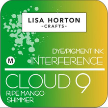Lisa Horton Crafts- Cloud 9 Interference Dye/Pigment Ink- Ripe Mango Shimmer