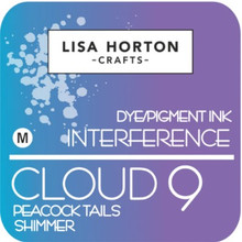 Lisa Horton Crafts- Cloud 9 Interference Dye/Pigment Ink- Peacock Tails Shimmer