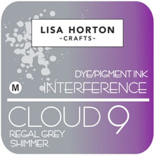 Lisa Horton Crafts- Cloud 9 Interference Dye/Pigment Ink- Regal Grey Shimmer