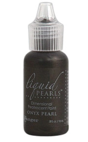 Liquid Pearls Dimensional Pearlescent Paint .5oz Ranger- Onyx Pearl