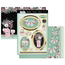 Hunkydory Crafts- Fabulous Finishes Collection Floral Elegance Topper Set- Flutterbye Wishes FLORAL901