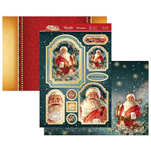 Hunkydory Crafts- Christmas Classic Luxury Topper Set- Here Comes Santa Claus CLASSIC21-908