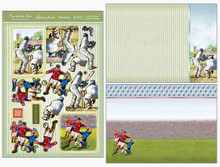 Hunkydory Fun in the Sun Game, Set, Match & Tee Time Foiled and Die-Cut Toppers Card Kit