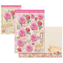Hunkydory Floral Favourites - Peopy Postcard - Deco-Large Set Card Kit