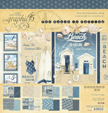 Graphic 45 12x12 Collection Pack- The Beach is Calling