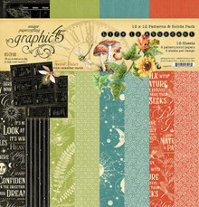 Graphic 45 12x12 Patterns & Solids Pack- Life is Abundant