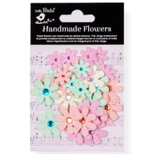 Little Birdie Crafts- Handmade Flowers- Sparkle Florettes- Fairy Garden- 30pc