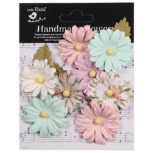 Little Birdie Crafts- Handmade Flowers- Valerie - Fairy Garden- 8pc