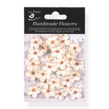 Little Birdie Crafts- Handmade Flowers- Beeded Blooms- Ivory Pearl- 30pc