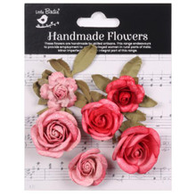 Little Birdie Crafts- Handmade Flowers- Foina- Precious Pink- 8pc