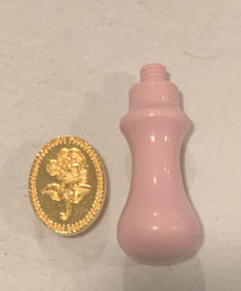 Sealing Wax Seal Stamp - Rose Oval Seal with Pink Handle