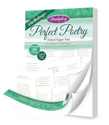 Hunkydory Crafts- Perfect Poetry Paper Pad- Birthdays
