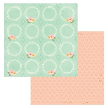Bo Bunny- Willow & Sage- 12x12 Double-sided Paper- Cultivate- 2pc