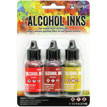 Ranger Tim Holtz Alcohol Inks- 3PKG- Orange/Yellow Spectrum