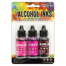 Ranger Tim Holtz Alcohol Inks- 3PKG- Pink/Red Specturm