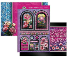 Hunkydory Crafts Stained Glass Florals Luxury Topper Set- Beautiful Blossoms