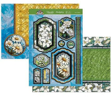 Hunkydory Crafts Stained Glass Florals Luxury Topper Set- Perfect Petals